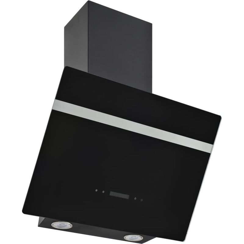 

BHD - Campana extractora acero inoxidable vidrio templado negro 60 cm