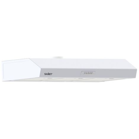 Campana extractora bajo encimera de 90cm con 3 niveles de potencia color blanco - Tornado Samet
