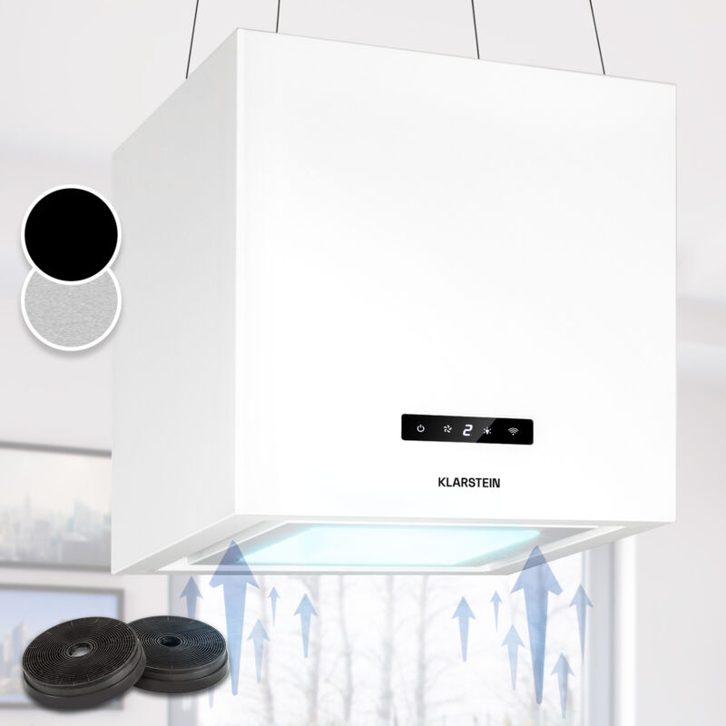 

Campana extractora de isla Kronleuchter Smart de 595m³/h de caudal, App de control, panel LED