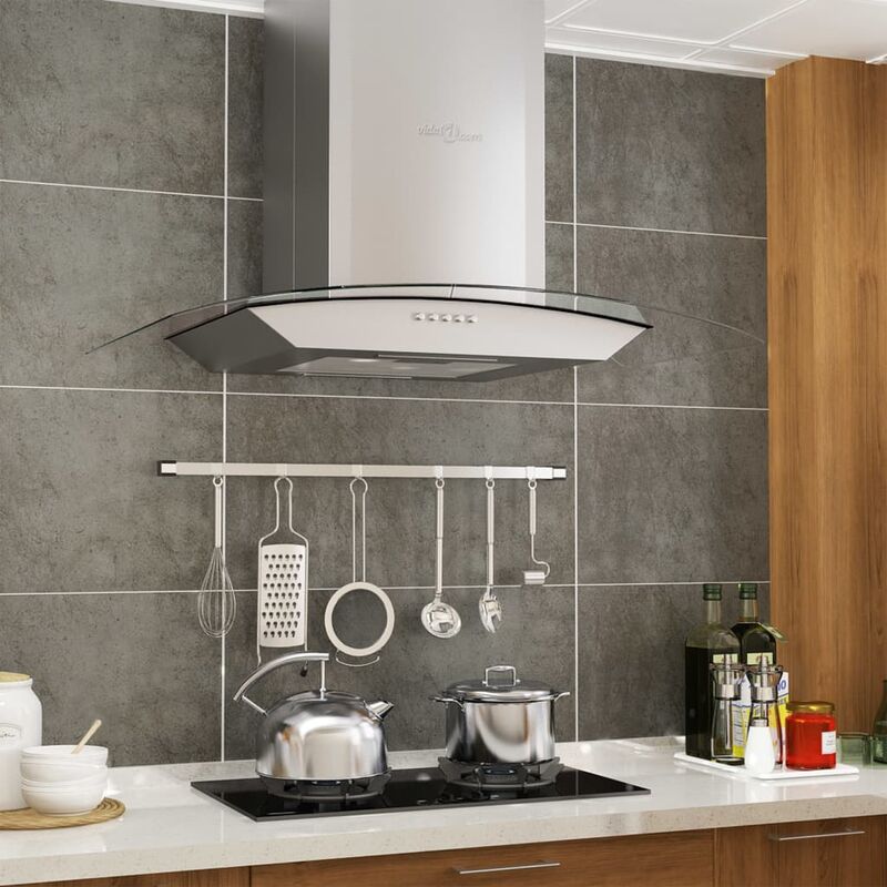 

Campana extractora de pared 60 cm acero inoxidable 756 m³/h LED - Plateado