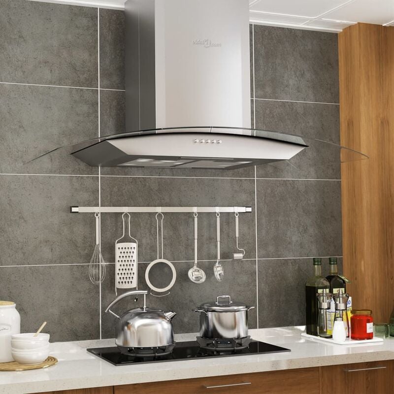 

Campana extractora de pared 90 cm acero inoxidable 756 m³/h LED
