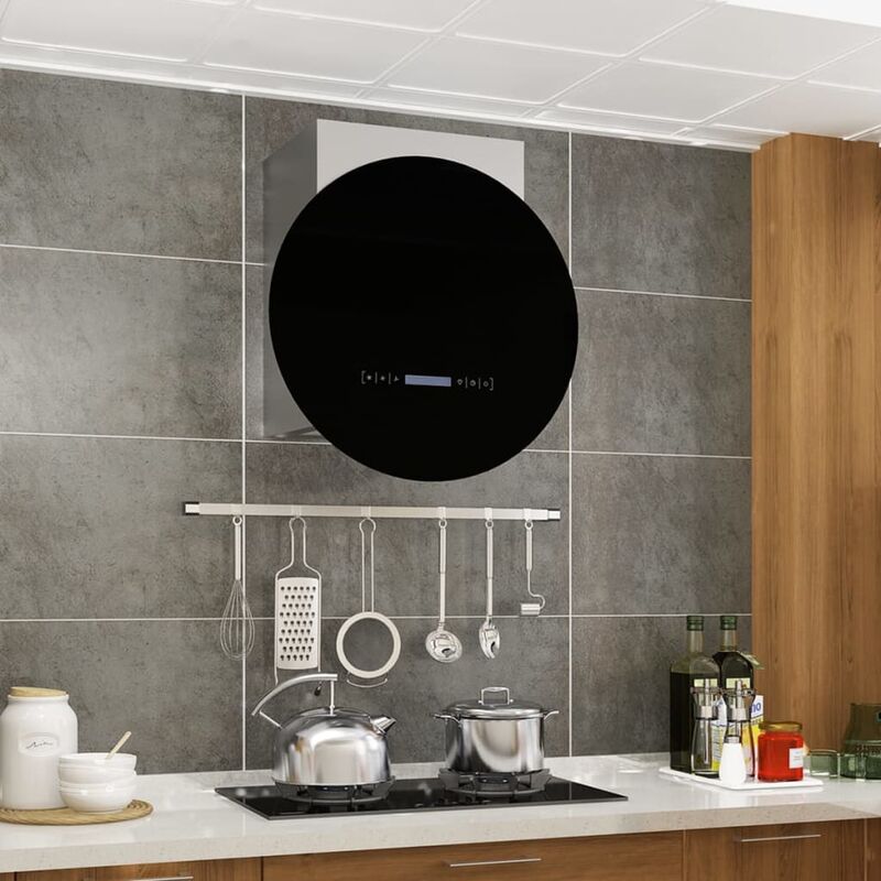 

Campana extractora de pared pantalla sensor táctil 756 m³/h LED