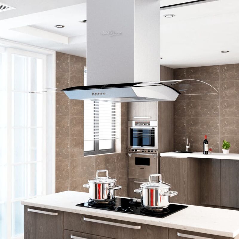 

Campana extractora de techo 90 cm acero inoxidable 756 m³/h LED - Plateado