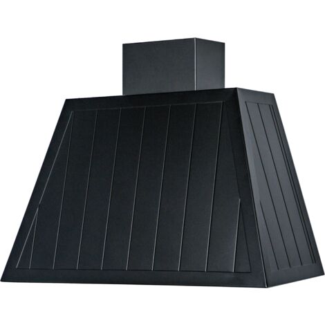 Campana extractora GARAGE METAL de acero inoxidable bruñido 80 cm