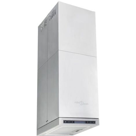 Campana extractora isla pantalla LCD sensor táctil 756 m³/h LED vidaXL