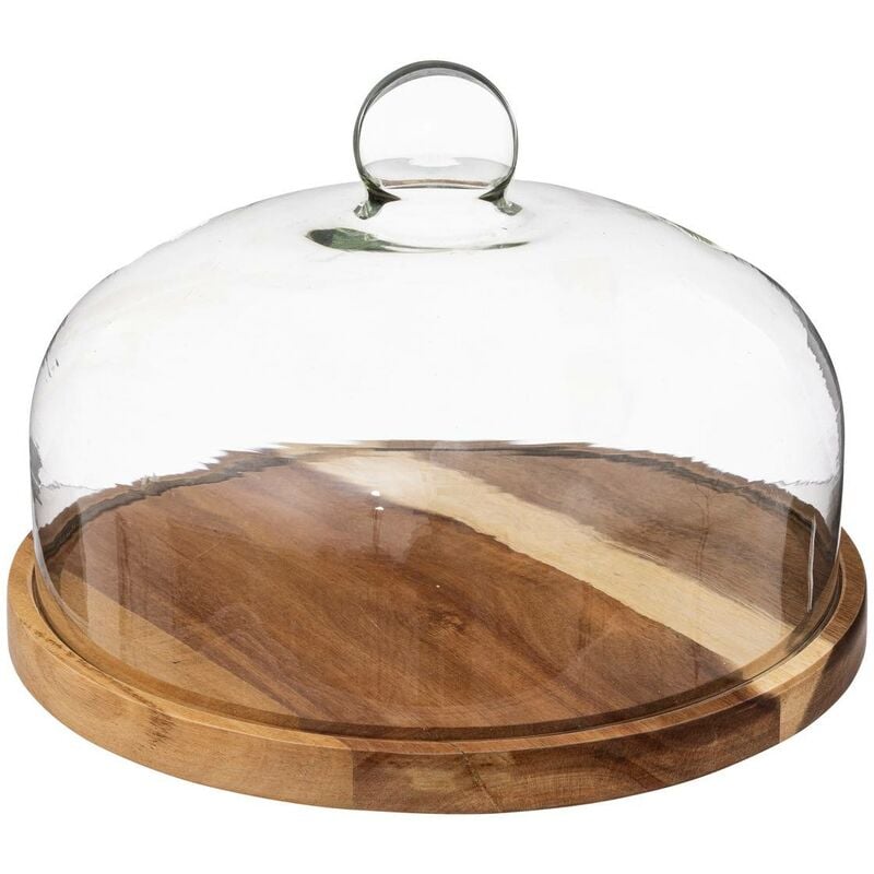 Image of Campana in vetro acacia d30cm - Sg secret de gourmet - Brown