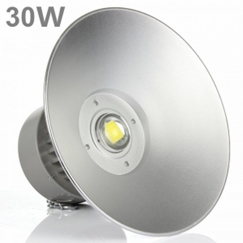 

Campana Industrial LED 30W 6000K Luz brillante PF 0,95 potencia 100% real High bay LED