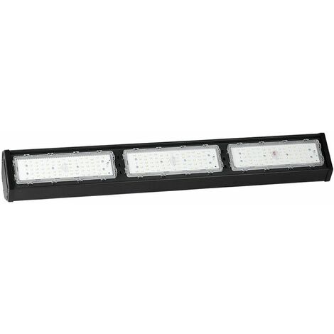 Campana Industriale LED Lineare Chip Samsung 150W 120LM/W Colore Nero 4000K IP54