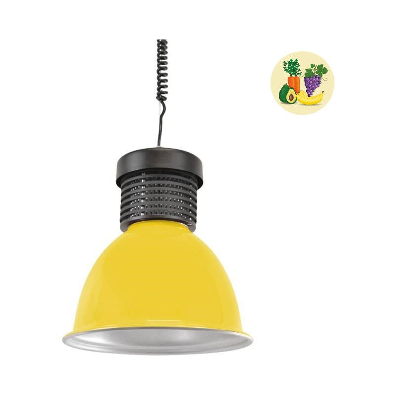 

Campana LED 30W especial para fruterías y verdulerías | Amarillo