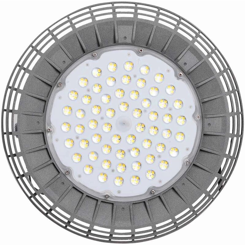 

Lúzete - Campana Led Harlock 100W Meanwell 6000K Gris