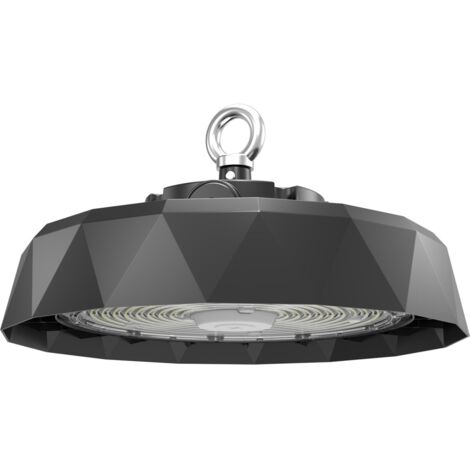 Campana LED Industriale UFO HBM Evo  190lm/W   Regolabile 0-10V 5000K 90º Senza Sensore Bianco Freddo 100 W