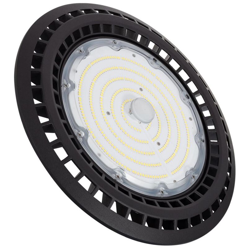 Image of Campana LED Industriale UFO Solid PRO 200W 150lm/W LIFUD Regolabile 1-10V Bianco Naturale 5000K 90º