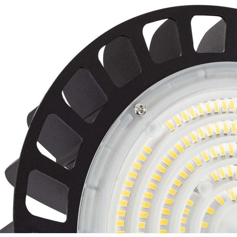 

Campana LED UFO HBF 100W 150lm/W 35-60-90º LIFUD Regulable No Flicker DALI Blanco 4000K 90° - Blanco 4000K 90°