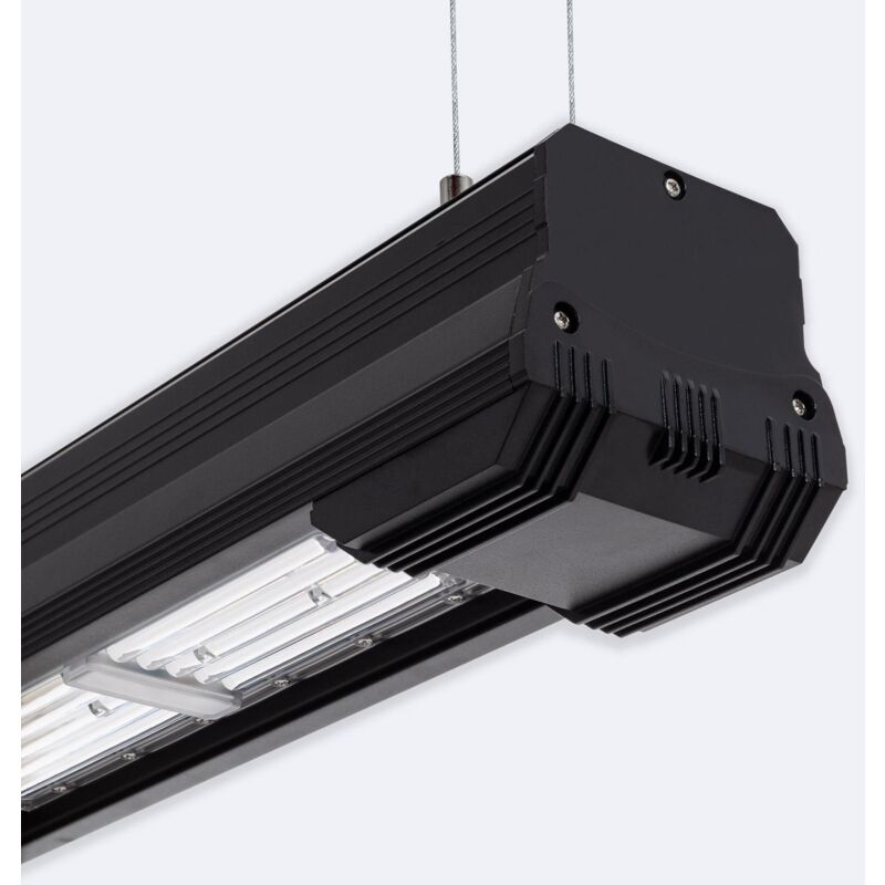 Image of Campana Lineare led Industriale 100W IP65 160lm/W Smart Zhaga Plug and Play Bianco Freddo Asimmetrica 120ºx60º 5700K Sensore di Movimento radar