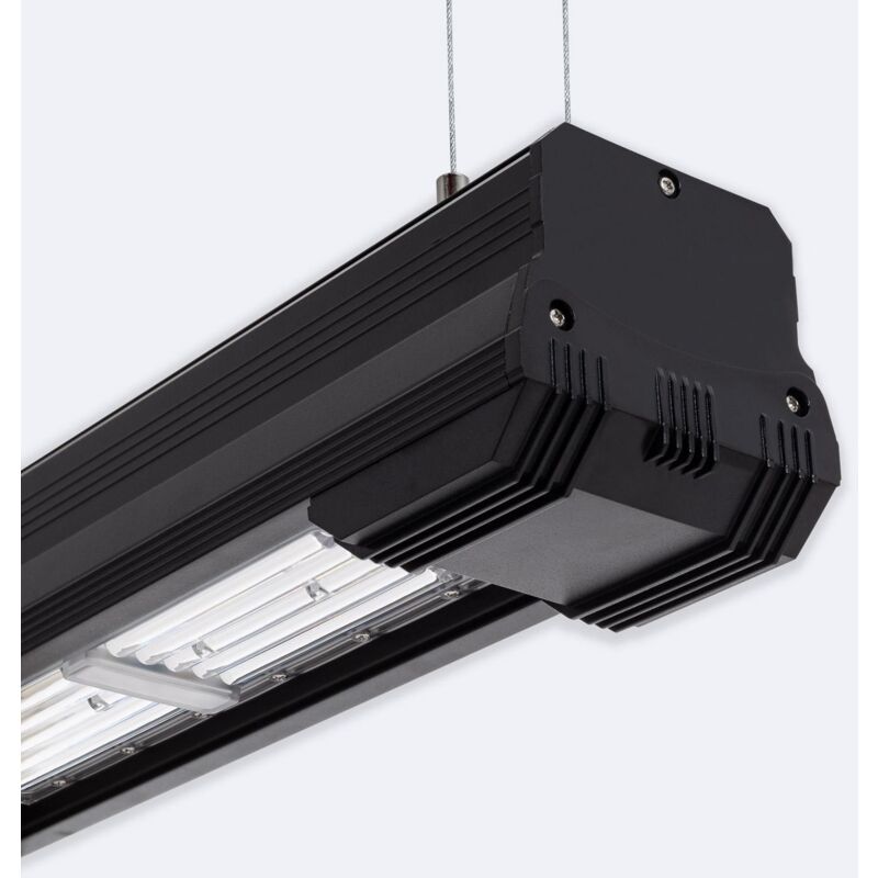 Image of Campana Lineare LED Industriale 150W IP65 160lm/W Smart Zhaga Plug and Play Bianco Naturale Asimmetrica 120ºx60º 4000K Daylight