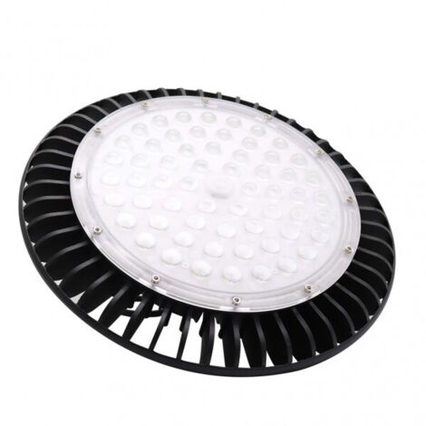 Campana monzonita 200w 6500k negro 22000lm ip65 led smd 12,5x35x35 cm
