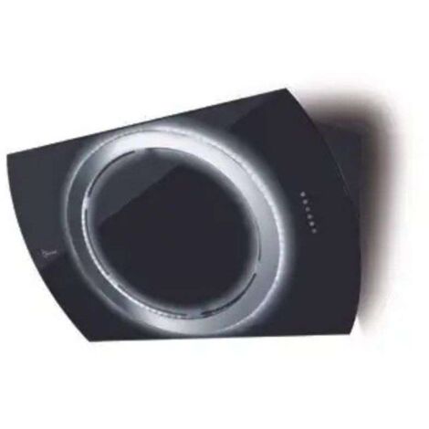 CAMPANA NIMA cm. 90 - Cristal negro - 800 m3/h