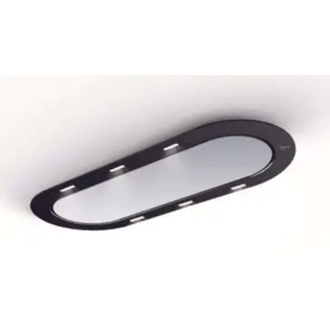 CAMPANA UNIKA cm. 120x50 - Blanco y Negro - 800 m³/h