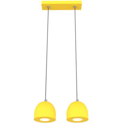 CAMPANELLA LAMPARA DE TECHO LINEAL X2 MONOCOLOR MATE