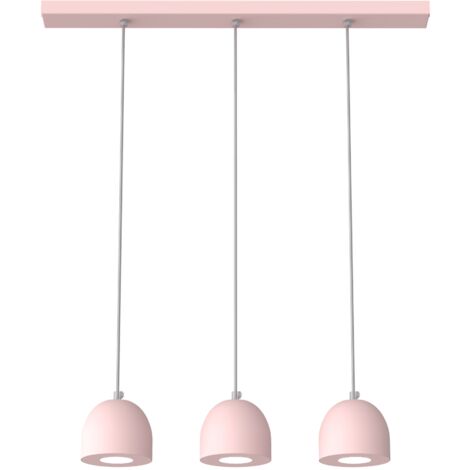 CAMPANELLA SOSPENSIONE BINARIO X3 MONOCOLORE OPACO