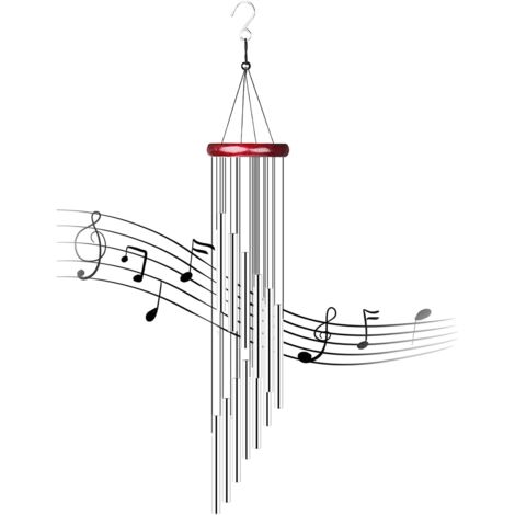 Campanelli eolici, campanelli eolici da esterno, 12 tubi in alluminio, campanelli eolici melodiosi, campanelli eolici naturali, campanelli eolici musicali per casa, giardino, cortile, veranda, balcone