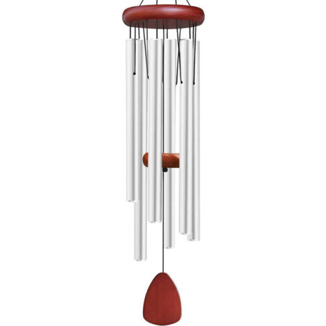 Campanello a vento con suono rilassante e rilassante, 6 tubi in alluminio, campanello a vento per esterni, campanelli a vento per la casa, giardino, cortile, balcone, decorazione d'interni