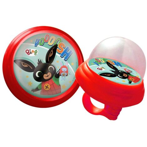 Campanello bici modello squeezy bambino coniglietto Bing rosso
