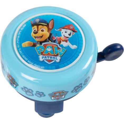 Campanello bicicletta in metallo azzurro Paw patrol boy