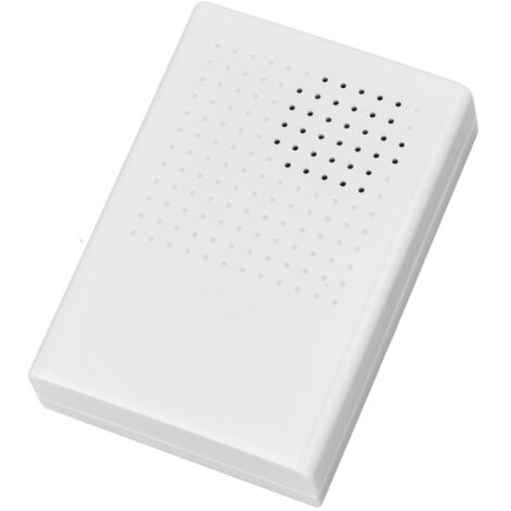 Campanello elettronico cablato a 12V, suono Dingdong 90dB, colore bianco, controllo accessi per hotel e abitazioni.