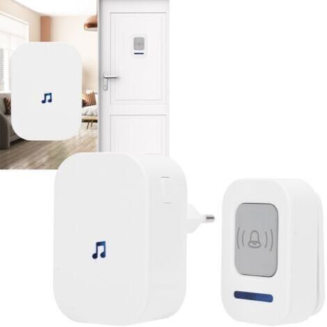 Campanello intelligente wireless con telecomando, campanello impermeabile--