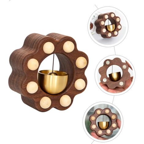 Campanello magnetico per porta Win Bell Campanello per negoziante in legno con design a zampa Campanello decorativo per la casa