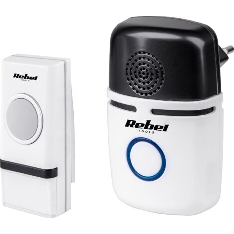Campanello senza fili 100 m 80 dB Rebal 48 melodie