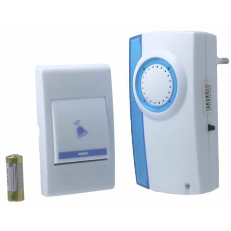 Campanello Senza Fili 220V Con Spina EU 80 Metri Di Portata IP20 A8205