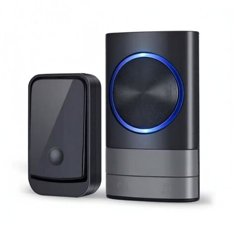 Campanello senza fili, campanello musicale senza fili, campanello con sensore domestico, telecomando, campanello impermeabile