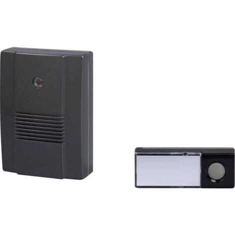 Campanello senza fili Kit completo con targhetta Heidemann 70834 HX Outdoor