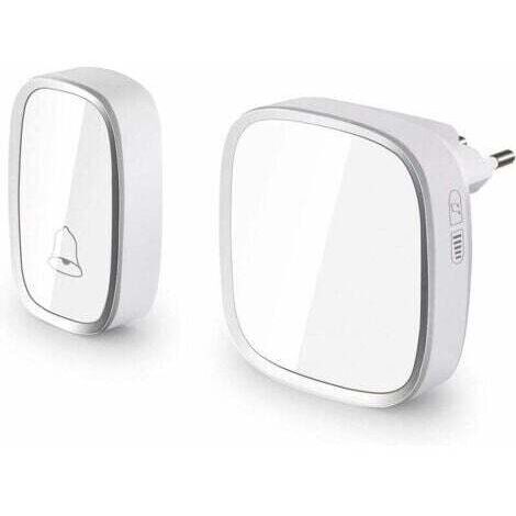 Campanello senza fili, portata wireless di 280 m, 36 suonerie, 4 livelli di volume, campanello per casa, campanello per giardino, senza fili, impermeabile, set di campanelli senza fili