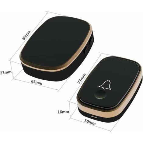 Campanello wireless intelligente con telecomando wireless per casa, hotel