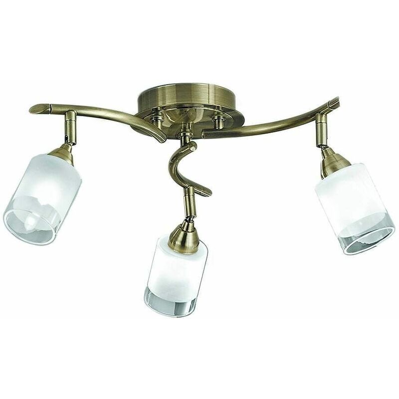 Campani bronze ceiling lamp 3 Bulbs