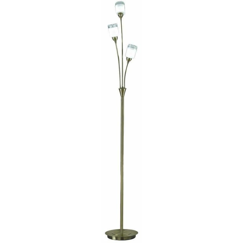 15franklite - Campani bronze floor lamp 3 Bulbs