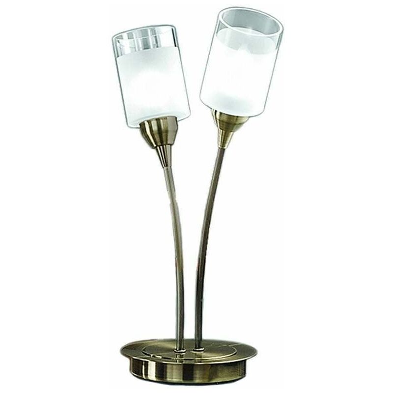 Campani bronze table lamp 2 Bulbs