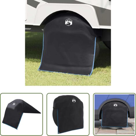 Campeggio -  Copricerchio Nero e Blu 108 x 76 cm Oxford