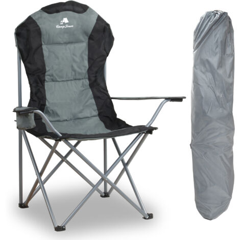 Chaise Pliante Camping Avec Appui-tête - Légère Et Portable - Neuf - Pour Jardin, Pêche, Extérieur