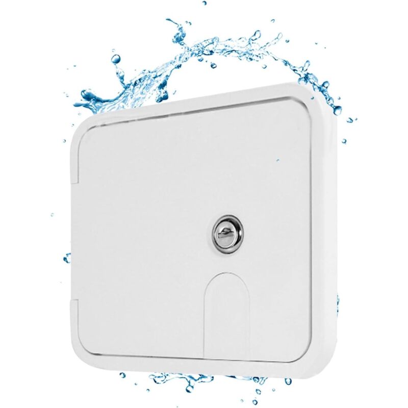 Camping-Car,Pièces Rechange Accessoires Panneau d'accès pour Camping-Car RV étanche Serrure pour convertir Une remorque Camping-Car, Un Point