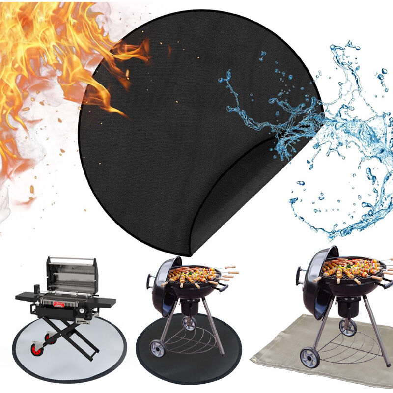 Camping en plein air barbecue tissu de protection résistant aux hautes températures tissu ignifuge poêle tapis de sol tapis de foyer tapis résistant