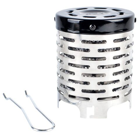 Camping en Plein Air Chauffage Rechaud Mini Portable Hotte Poêle Équipement de Chauffage Adaptateur pour Les Activités en Plein air et Le Chauffage dans la Tente