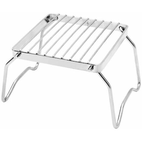 Camping en plein air Mini support pliant Portable BBQ Grill Stove Grill Rack