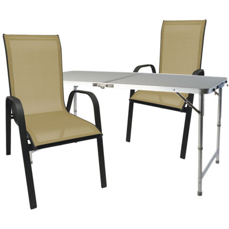 Camping - Garten - Garnitur 3-teilig-MMC330872+2xMMC330868