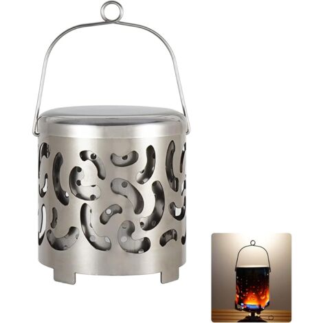Camping Gas Heater Camping Stove Lid Mini Portable Camping Stove Gas Stainless Steel Heating Cooking Booster Stove for Outdoor Camping and RV Travel READCLY