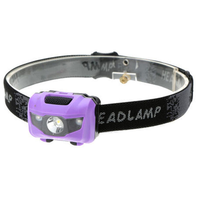 Xuigort - Camping headlamp, outdoor gear, fishing headlamp, miner's lamp headlamp — Purple