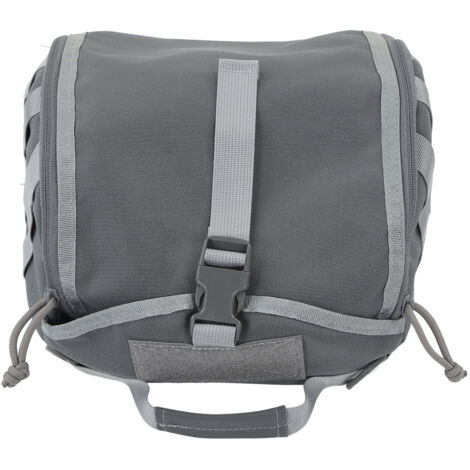 Camping Helmet Bag Canvas Scratch Prevention Adjustable Helmet Storage Bag For Hard Hats Helmet Grey